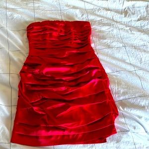 Express red dress